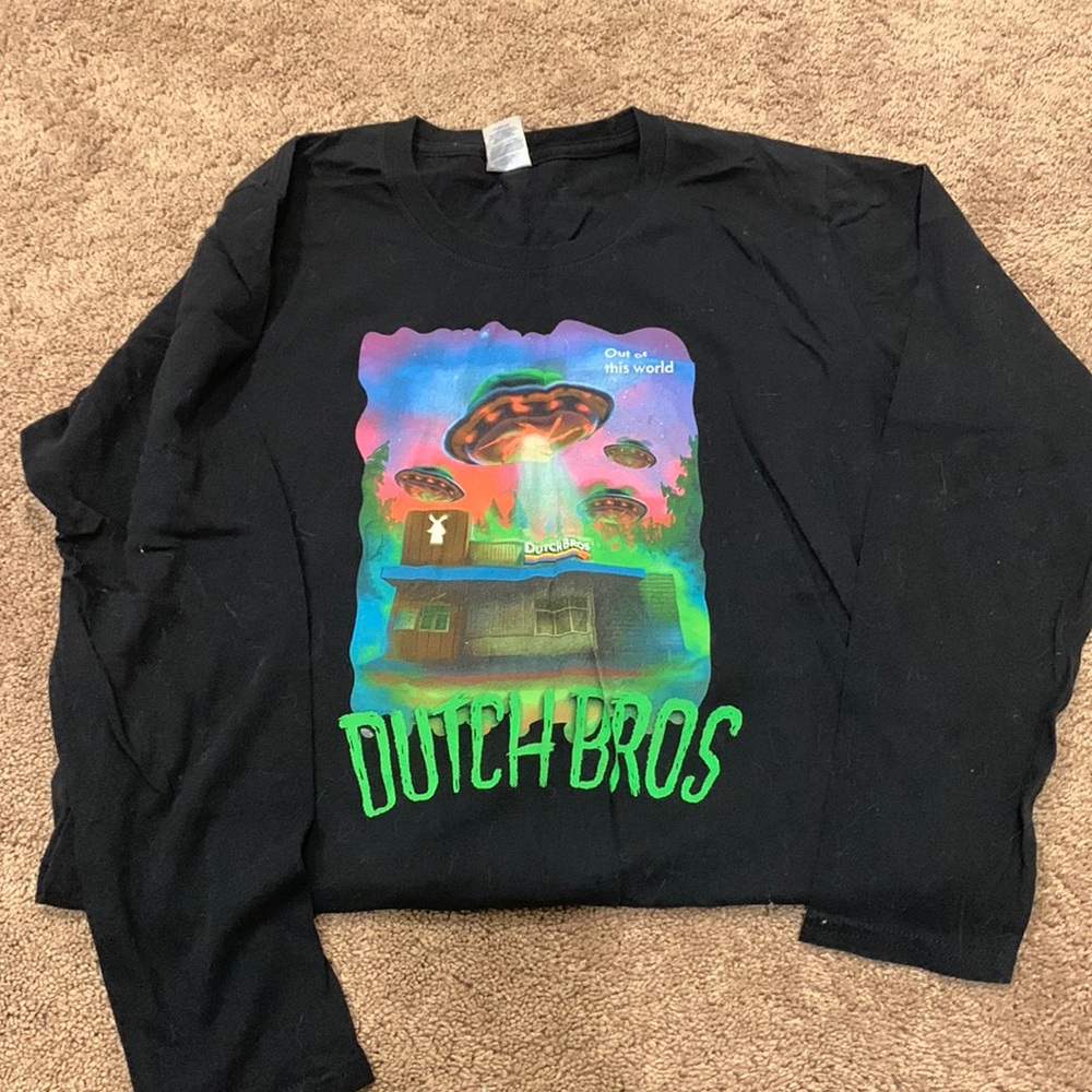 Black Long Sleeve Dutch Bros Shirt